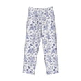 thumbnail image 4 of Xecao Floral Butterfly Men's Straight Lounge Pajama Pants: The Ultimate in Comfortable Sleepwear, 4 of 9