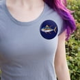 thumbnail image 2 of Tuna Fish Design Pinback Button Pin, 2 of 4