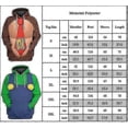 thumbnail image 3 of Mario Luigi Peach Bowser Donkey Kong Costume Adults Unisex Hoodies Sweatshirts Super Brothers Movie Hooded Pullover Cosplay Costumes, 3 of 3