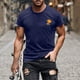 thumbnail image 2 of Camisas de Manga Larga para Hombres Casual Impreso Cuello Girado Abajo, Lado Dividido Botón Abajo Blusa para Al Aire Libre, Diario Y Primavera Verano, 2 of 5