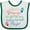 White and Green, variant on Inktastic Fantasy Football Player Future Boys or Girls Baby Bib