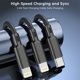 thumbnail image 3 of Cshidworld Cable de Carga Múltiple 4 Pies Rápido Charger Nylon Trenzado Universal 3 en 1 Cable de Carga Multifuncional Puerto USB C/Micro USB/iPhone Compatible con Teléfonos Celulares/tabletas/Samsun, 3 of 7