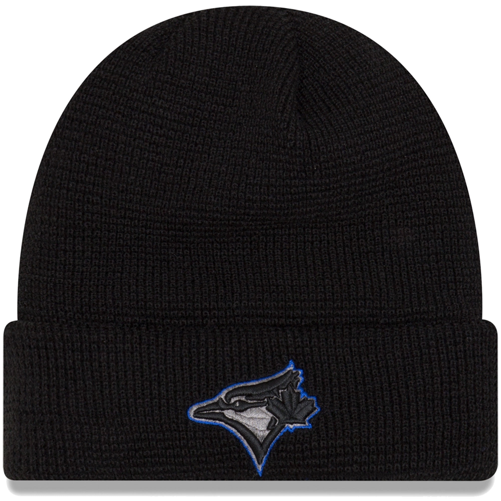 Toronto Blue Jays New Era Pop Waffler Knit Hat Black OSFA by NEW ERA CAP COMPANY