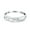 Silver, variant on Simulated Cubic Zirconia Size-5 Infinity Twisted Half Eternity Wedding Band Ring 925 Sterling Silver