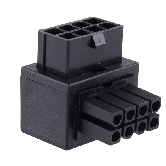 90° 8Pin Female to 8 Pin Male Power Adapter for Desktop PC Mainboard CPU