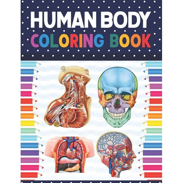 Human Body Coloring Book Human Body Anatomy Coloring Book For Kids Boys And Girls And Medical