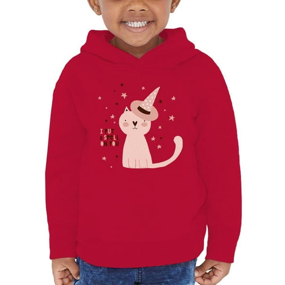 Funny Magic Kitten Spell Hoodie Toddler -Image by Shutterstock,  2 Toddler