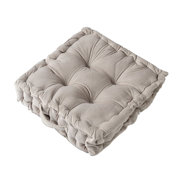 Cojín cuadrado para asiento Toystoory Gris claro 38*38*8cm