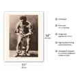 thumbnail image 2 of The Great Harry Houdini - Vintage Magic Poster c.1903 - Fine Art Matte Paper Print (Unframed) 11x14in, 2 of 4