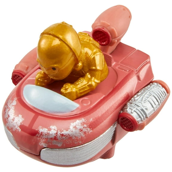 Hot Wheels Star Wars C-3PO & Landspeeder Battle Roller
