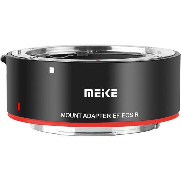 Meike Adaptador de Lente de Metal EF-EOSR Convertidor de Montaje de Enfoque automático para Lente EF/EF-S a EOS-R EOS-RP R5 R6 R7 R10 C70 y cámaras Red Komodo