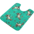 thumbnail image 5 of Cute Tribal Raccoon Bathroom Rug Rectangular Bath Mat Non Slip Bath Rugs Absorbent Shaggy Bathmats for Sink Shower 16" x 24", 5 of 7
