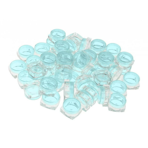 Tarro cosmético de plástico vacío ml Tarro vacío, Tarro , Tarro para maquillaje Verde Zulema Frascos de cosméticos vacíos