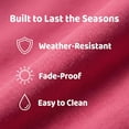 thumbnail image 6 of Porch Goose Outfits, All Seasons Holiday Hip hop Pink Sweatshirt Goose Clothes for 23" Cement Goose Yard Garden Outdoor Decor, 6 of 8