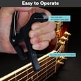 thumbnail image 2 of Guitar Capo Tune Clamp  Accessories for Acoustic Electric Guitar Ukulel 6 Packs, 2 of 8