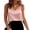 Pink, variant on Satin Tank Tops for Women Loose Fit Sleeveless V Neck Cami Camisole Dress Blouses Business Shirts Formal Top Coffee 2XL