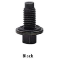 thumbnail image 1 of Threaded Sump Plug Screw Wear-resistant Auto Accessories Simple Operation Waterproof Oil Pan Screws Durable Hexagonal Bolts Seal Plug Black, 1 of 8