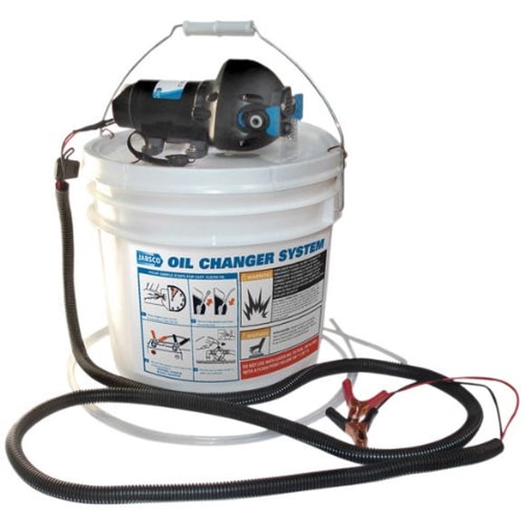 Jabsco DIY Oil Change System with Pump and 3.5 Gallon Bucket - 17850-1012