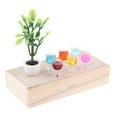 thumbnail image 4 of MERIGLARE Dollhouse Miniature Fairy Garden Plant 6pcs Multi-Color Goblets Accessory 1:12, 4 of 8