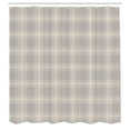 thumbnail image 2 of Ambesonne Beige Tan Shower Curtain, Wales Scottish Abstract, 69"Wx70"L, Warm Taupe Champagne, 2 of 4