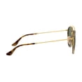 thumbnail image 4 of Ray-Ban Round Double Bridge Black Sunglasses, RB3647N-002/58-51, 4 of 21
