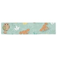 thumbnail image 4 of MKHERT Fox and Owl Table Runner for Office Kitchen Dining Room Wedding Party 16x72 inch, 4 of 4