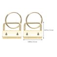 thumbnail image 2 of OUNONA 50Pcs Chain Key Fob Kit for Outdoor Activities Golden, 2 of 4
