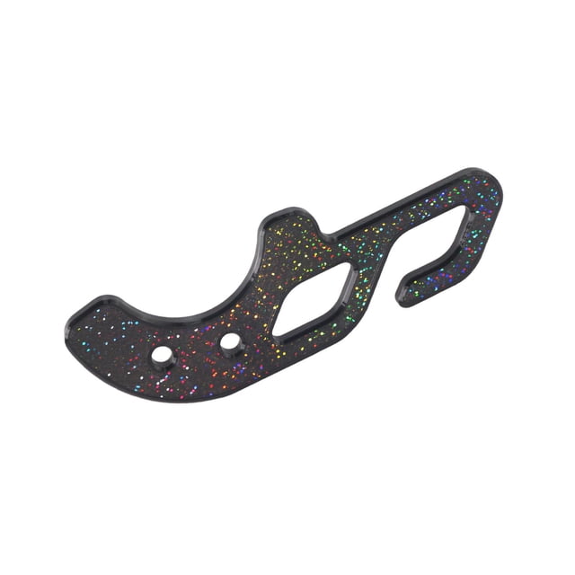 Herramienta de reparación y ajuste del desviador de bicicleta, limitador de cadena fácil para cambio electrónico. Negro brillante
