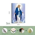 thumbnail image 6 of Blessed Virgin Mary Canvas Poster Wrapped Wooden Frame Wall Decor,,Canvas Wall Art for Living Room,Bedroom,Office,Ready to Hang, 6 of 6