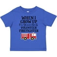 thumbnail image 3 of Inktastic Firefighter Volunteer Fireman Boys Toddler T-Shirt, 3 of 5