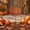 D, variant on Iron Pumpkin Yard Decorations, Metal Garden Stakes Fall Lawn Ornaments for Thanksgiving Halloween Outdoor Patio Decor, Ground Insert Art for Home Backyard Seasonal Display, Orange, Style A