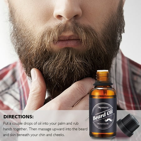Skymore Beard Care Oil, 100% Pure Blend of Natural Ingredients, Beard Growth & Mustache Care Products, Beard Softener, Best Gift for Gentlemen,Father's (Best Beard Care Products 2019)