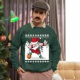 thumbnail image 5 of Christmas Sweatshirt, Dabbing Santa Basketball Christmas Sweatshirt, Funny Ugly Holiday Sweatshirt, Xmas Gift for Basketball Players & Fans, 5 of 5