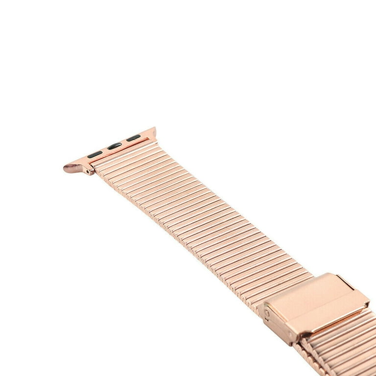 SOATUTO Compatible With Apple Watch Band 42 44 45 mm Stainless Steel Link Bracelet Replacement Strap Men Business Fit For Apple Watch Ultra 1 2 49 mm Series 9 8 7 6 5 4 3 2 1 SE Rose Gold Walmart