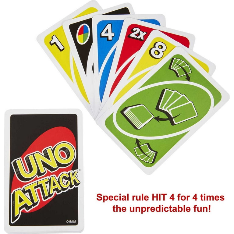 2-10 Card for Players 7Y+ Rapid ATTACK! UNO Fire Ages Game