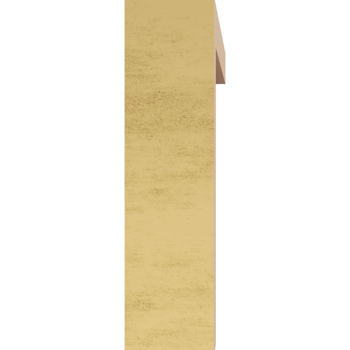 3"W x 12"D x 12"H Thin Warren Rough Cedar Woodgrain TimberThane Corbel, Primed Tan