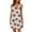 Beige, variant on Women's Summer Sleeveless Pleated Casual Dress V Neck Shoulder Strap Beach Floral Loose Tank Womens Casual Trendy Midi Dresses