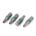 thumbnail image 1 of Unique Bargains 1/4' Hex Shank T25 Torx Security Screwdriver Bit Gray 25mm Long 4pcs, 1 of 1