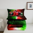 thumbnail image 4 of Erosebridal Car Theme Bedding Sets with Comforter, Race Car Duvet Insert Men, Breathable 2 Pieces, 4 of 6