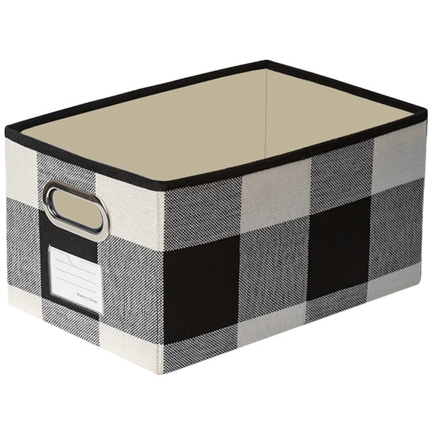 Cesta de almacenamiento plegable con asa, contenedor para artículos diversos, cesta para guardar ropa