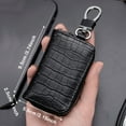 thumbnail image 2 of PEACNNG 1pc Men‘s Car Key Bag  Business Universal Key Storage Bag  Fashion Car Key Protection Case, 2 of 7
