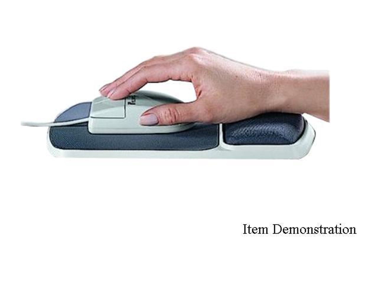 Fellowes 91741 Gel Wrist Rest and Mouse Pad - Graphite/Platinum - image 3 of 3