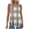 thumbnail image 2 of ICHUANYI Womens Tank Tops Loose Fit Casual Sleeveless Tops Non-Positioned Print Trendy Summer Tops Clothes Outfits, 2 of 6