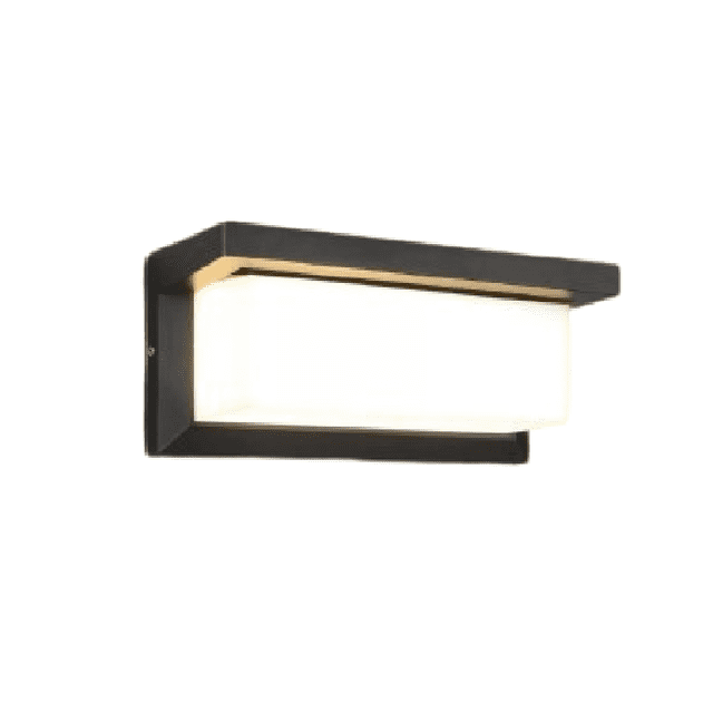 Lámpara De Pared Impermeable Para Exterior Arbotante Moderna negro