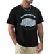 thumbnail image 1 of Camiseta negra gruesa para hombre camisa vintage en blanco ropa de algodón, 1 of 6