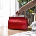 thumbnail image 5 of SPRING PARK 2Pcs PU Leather Tissue Box Case Cover Napkin Paper Holder Storage for Car Home, 5 of 7