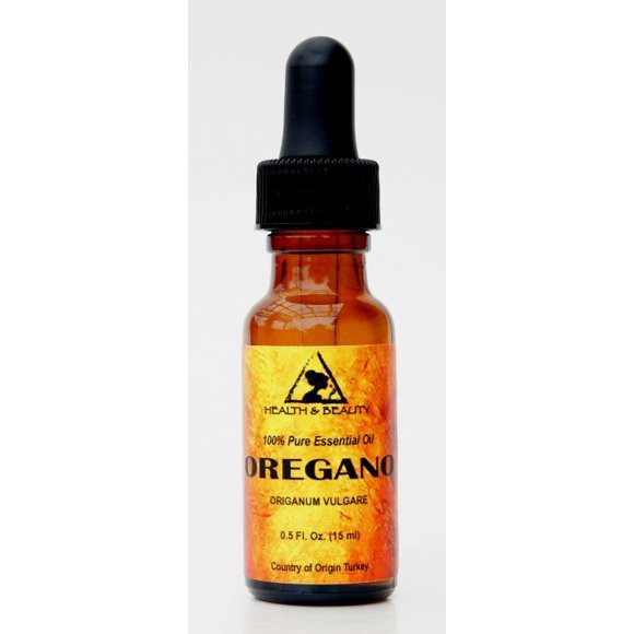 Oregano essential oil aromatherapy natural 100% pure glass dropper 0.5 oz, 15 ml