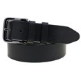 thumbnail image 1 of Mens 1 1/2 Plain Black Latigo Leather Belt Black Buckle Made In America, 1 of 4