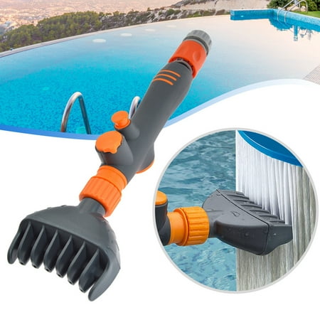 

Hadanceo Filter Cartridge Cleaner Dirt Removal Dust Remove High Pressure Jet Adjustable Anti-slip Accessories Cleaning Brush for Bathroom