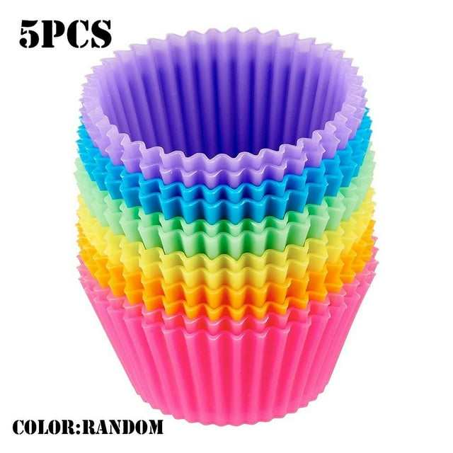 DIY Bakeware Maker Candy Colors Liner Baking Cup Silicone Round Cake